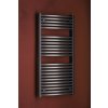 PMH Marabu 600 x 1233 mm M4BL koupelnový radiátor černá mat
