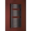 PMH Marabu 600 x 1815 mm M6B koupelnový radiátor černá lesk