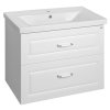 Aqualine FAVOLO umyvadlová skříňka 76,5x60x44,6 cm bílá mat