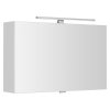 Sapho CLOE 80 x 50 x 18 cm CE080 galerka s LED osvětlením bílá