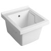 Aqualine Keramická výlevka 45 x 50 cm s přepadem WH118