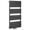 Aqualine BONDI 600 x 1222 mm DC425T otopné těleso Antracit