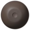 Sapho FORMIGO průměr 39 cm FG034 umyvadlo tmavě hnědá