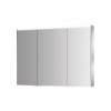 Jokey DEKOR ALU III-HL LED 100 x 73,5 x 17/15,5 cm zrcadlová skříňka - zrcadlově proužkovaná