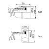 10117 sprchova hadice standard nerez