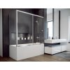 Besco DUO SLIDE II 170 x 150 cm BCDUSL170CC vanová zástěna