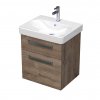 Intedoor Sonata 60 D370 skříňka s umyvadlem Smyle Square 60 cm dub Wellington