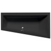Polysan ANDRA R 180 x 90 x 45 cm asymetrická vana pravá černá mat 78771.21
