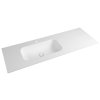 Sapho ARUBA 170 x 51,5 cm AR170-B1L umyvadlo vlevo Rockstone bílá mat