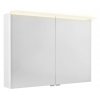 Sapho LINEX 100 x 70 x 15 cm LX100-0030 galerka s LED osvětlením bílá