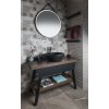Sapho TWIGA 130 x 72 x 50 cm VC453-130-11 umyvadlový stolek černá mat/dub tmavý