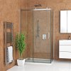 Roth Ambient Line obdélníkový sprchový kout 120 x 80 x 202 cm brillant transparent AMD2/1200_AMB/800