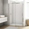 SanSwiss DIVERA 100 cm jednodílné posuvné dveře - aluchrom/sklo Transparent D22S2B1005007