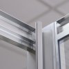 Roth Lega Line obdélníkový sprchový kout 150 x 80 x 190 cm brillant transparent LLD2/1500_LLB/800_br_tr