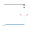 Roth Proxima Line čtvercový sprchový kout 80 x 80 x 200 cm brillant transparent PXDO1N/800_PXBN/800_br_tr