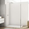 SanSwiss DIVERA 80 cm pevná stěna walk-in - aluchrom/sklo Transparent D22WI1V0805007