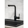 Sapho INOVA stojánková dřezová baterie, výška 275 mm, černá RH125B