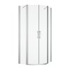 SanSwiss DIVERA 80 cm čtvrtkruh sprchový kout - aluchrom/sklo Screen D22ERB558015087