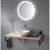 Aqualine VEGA deska pod umyvadlo 82,5 x 45 cm, dub platin VG785