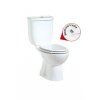 Creavit Sedef WC kombi + bidet 2v1 spodní odpad bílá SD3041