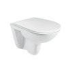 Mereo WC závěsné RIMLESS 530x355x360 vč. sedátka keramika bílé VSD81S