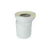 Mereo připojovací kus DN 100/D 110 155 mm s excentrickým hrdlem o 110 mm plast bílá PR7096C (58206010000)