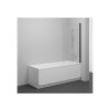 Ravak vanová zástěna jednodílná pevná NVS1-80 bílá+Transparent 7O840100Z1