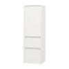 Mereo Opto koupelnová skříňka vysoká 125 cm levé otevírání bílá CN914L