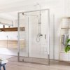 Mereo Lima sprchový kout obdélník pivot. dveře 2xboční stěna 90x100x90x190cm sklo Čiré 6mm ALU chrom CK87843K