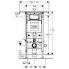 Geberit Duofix Speciál 111.355.00.5 komplet do bytových jader se závěsným WC RIMLESS Arco