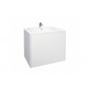 Krajcar PKJ Just koupelnová skříňka se zápustným umyvadlem 75 x 65 x 55 cm bílá PKJ75