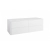 Krajcar PKR Row koupelnová skříňka 130 x 46 x 50 cm se dvěma výřezy bílá PKR130