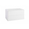 Krajcar PKR Row koupelnová skříňka 80 x 46 x 50 cm s výřezem bílá PKR80