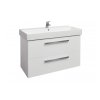 Krajcar KE Elegant koupelnová skříňka s umyvadlem 100 x 65 x 45 cm bílá KE100