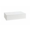 Krajcar PKF Fine koupelnová skříňka 100 x 22x 50 cm bez výřezu bílá PKFB100