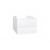 Krajcar PKQ Push koupelnová skříňka 50 x 37 x 49 cm bez výřezu na sifon bílá PKQ2.50