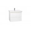 Krajcar PLX Push koupelnová skříňka s umyvadlem 80 x 65 x 46 cm bílá PLX80