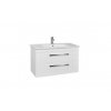 Krajcar KA Atria koupelnová skříňka s umyvadlem 100 x 58 x 45 cm bílá 2KA100