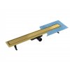 Besco Virgo Gold Duo odtokový žlab 70 cm s roštem ZLOL70VG