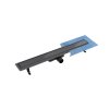Besco Virgo Grafit Duo odtokový žlab 70 cm s roštem ZLOL70VGR