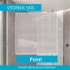 Mereo Lima sprchový set čtvrtkruh 90x90x190 cm R 550 vanička litý mramor sklo čiré ALU chrom CK608B23KM