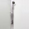 Mereo sprchový box čtvrtkruh 80 cm zadní stěny bílé litá vanička bez stříšky sklo Point ALU satin CK35172KMW