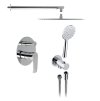 Sapho TREVIA podomítkový sprchový set s pákovou baterií, 2 výstupy, chrom TN042-21