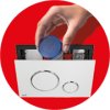 Alcaplast AM115/1000 Renovmodul komplet k zazdění se závěsným WC Creavit STANDARD TP320 + bidet 2v1