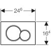 Geberit Duofix Speciál 111.355.00.5 komplet do bytových jader se závěsným WC Creavit STANDARD TP320 + bidet 2v1