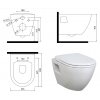 Geberit Duofix Speciál 111.355.00.5 komplet do bytových jader se závěsným WC Creavit TERRA TP325 + bidet 2v1