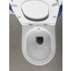 Isvea Infinity závěsná WC mísa 36,5 x 53 cm Rimless integrovaný ventil a bidet. sprška bílá 10NFS1001I