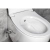 Isvea Sentimenti závěsná WC mísa 36 x 51 cm Rimless integrovaný ventil a bidet. sprška bílá 10ARS1010