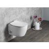 Isvea Sentimenti závěsná WC mísa 36 x 51 cm Rimless integrovaný ventil a bidet. sprška bílá 10ARS1010