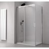 Polysan THRON LINE ROUND obdélníkový sprchový kout 120 x 90 cm, kulaté pojezdy, chrom čiré sklo TL1290-5005